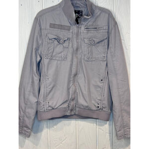 GUESS EST. 1981 COTTON ZIP JACKET MEN'S SIZE L